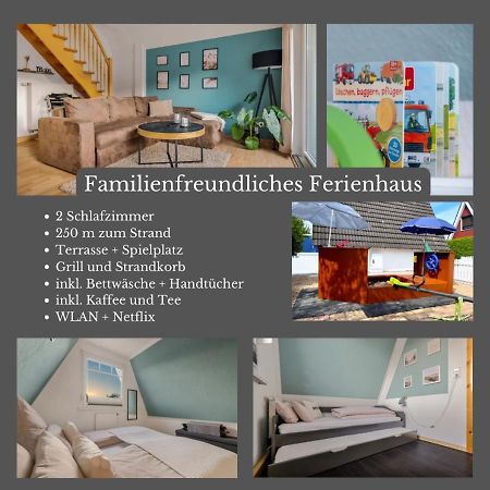 Familienfreundliches Ferienhaus In 5 Min Zum Strand Mit Terrasse Und Kostenlosem Parkplatz Cuxhaven Zewnętrze zdjęcie
